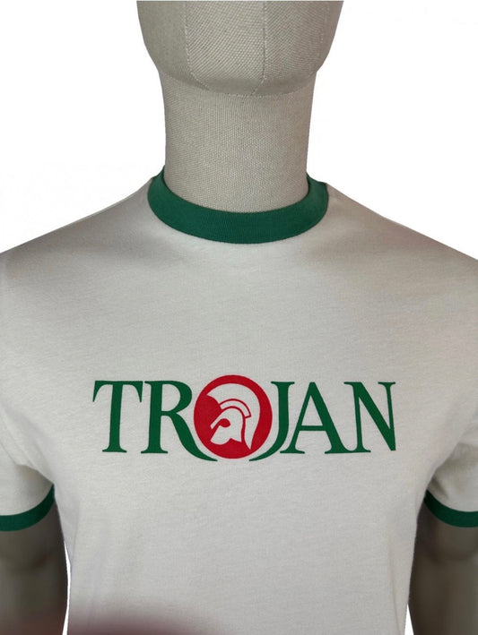 Logo Ringer Tee - Ecru