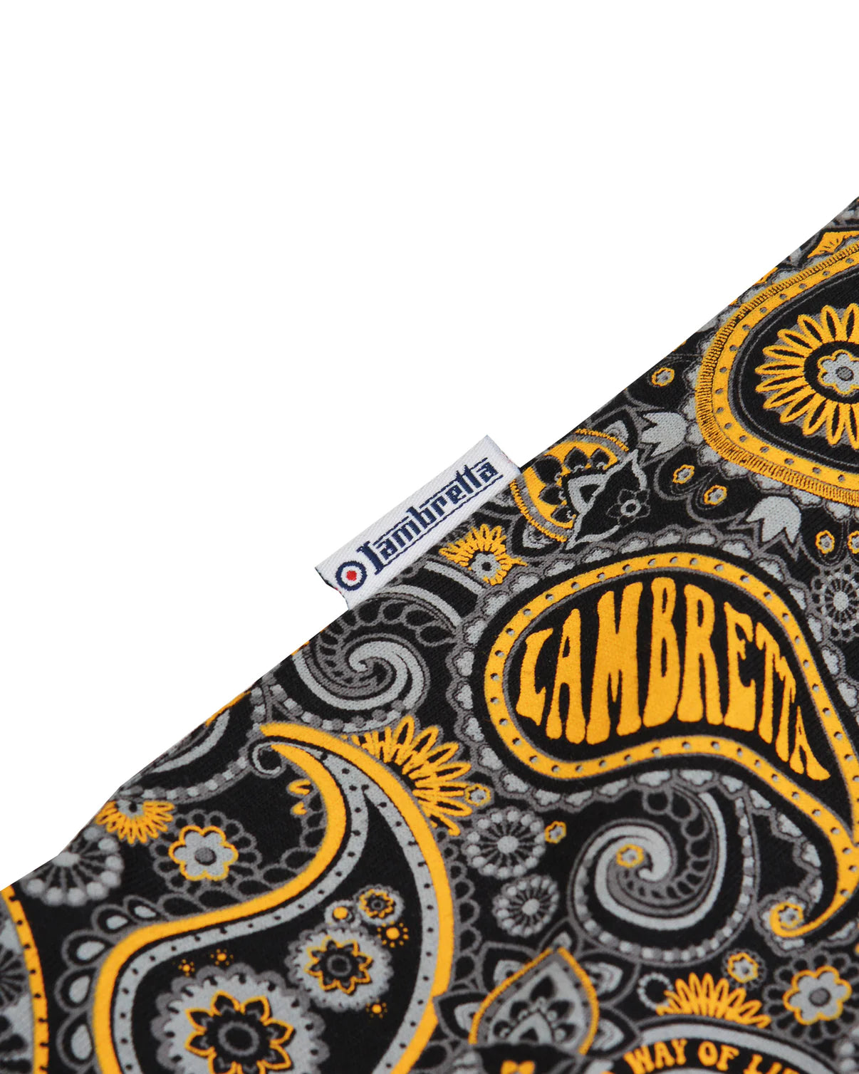 Paisley Brand Polo - Black / Gold