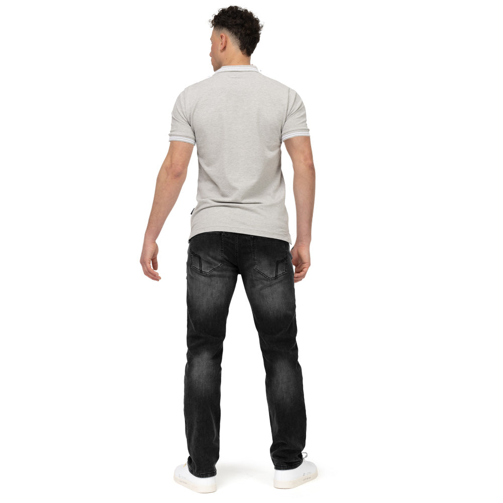 Ellesse Dioran Twin Tipped Men Polo Shirt SBS22445- Grey Marl