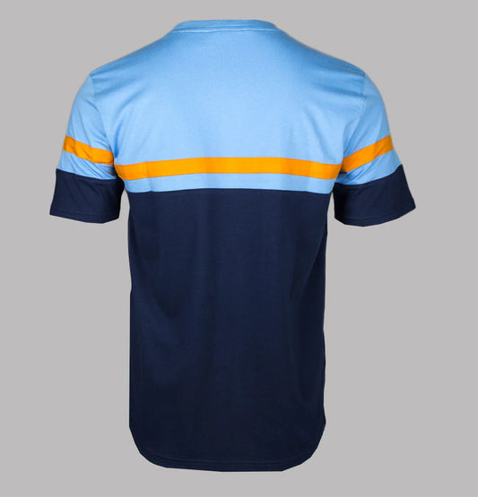 FILA VINTAGE DUNCAN T-SHIRT VISTA BLUE/FILA NAVY/BRIGHT MARIGOLD