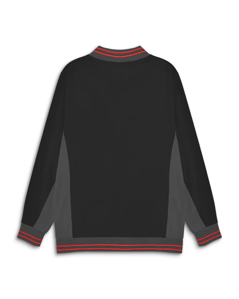 Vintage Track Top - Black / Iron / Red