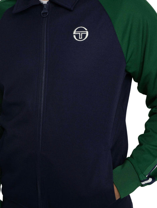 Sergio Tacchini Renshaw Track Jacket - Maritime Blue/Eden