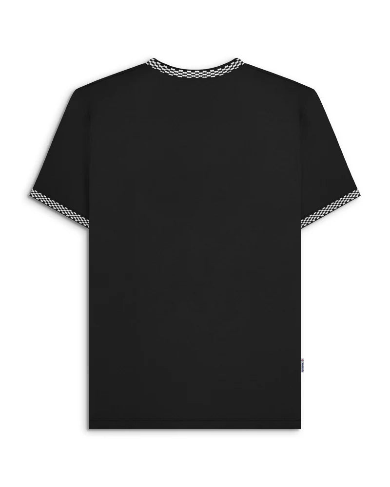 Lambretta - Two Tone Ringer Tee - Black