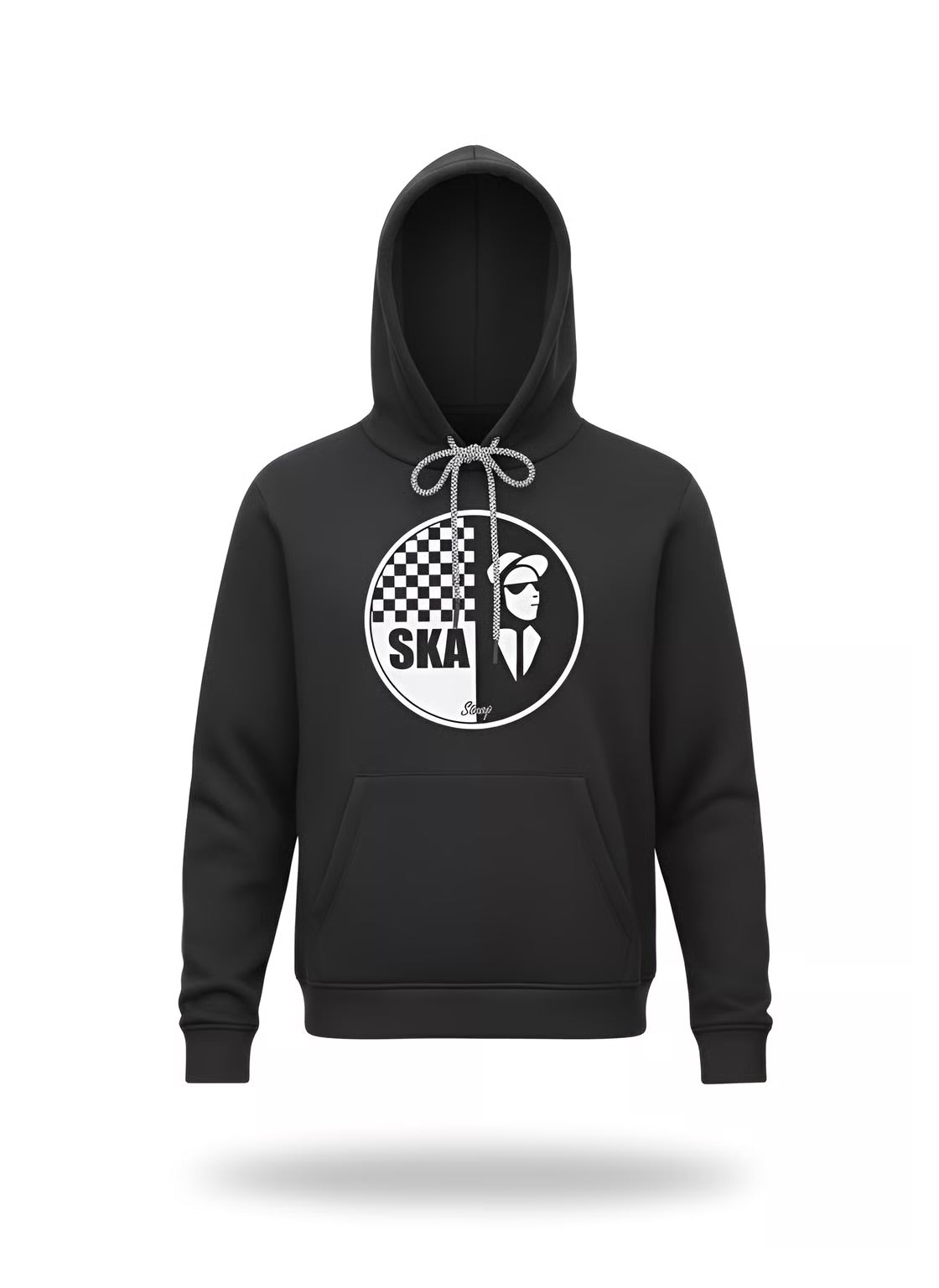 Ska face hoody - Black