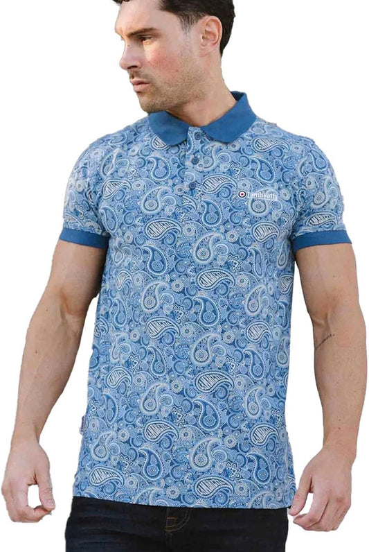 Paisley Brand Polo - Dark Blue / Wood Ash