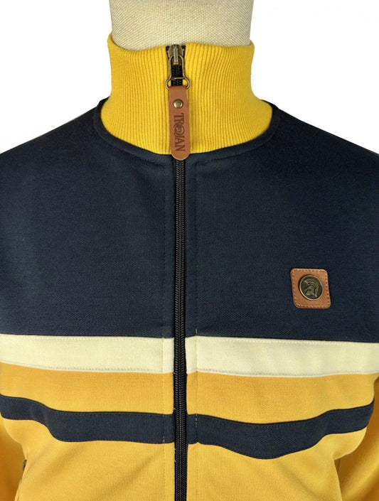 Panel Stripe Track Top - Mustard TR/9051