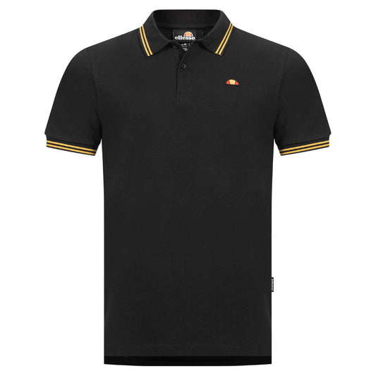 Ellesse Dioran Twin Tipped Men Polo Shirt SBS22445- Black / Gold