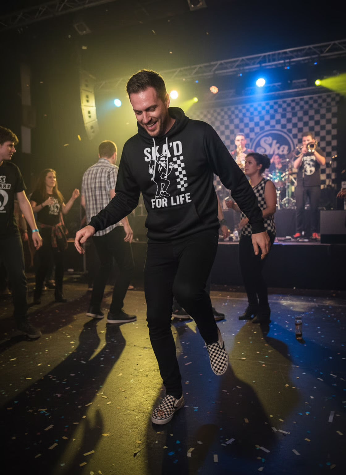 Ska’d for life hoody - Black