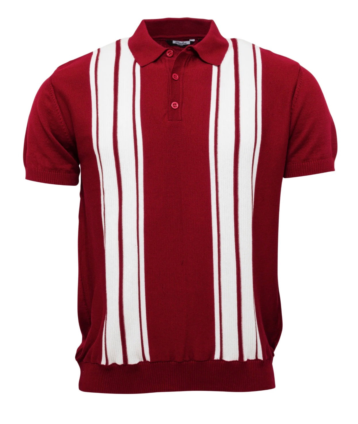 Men’s Knitted Polo vs-3 - Burgundy