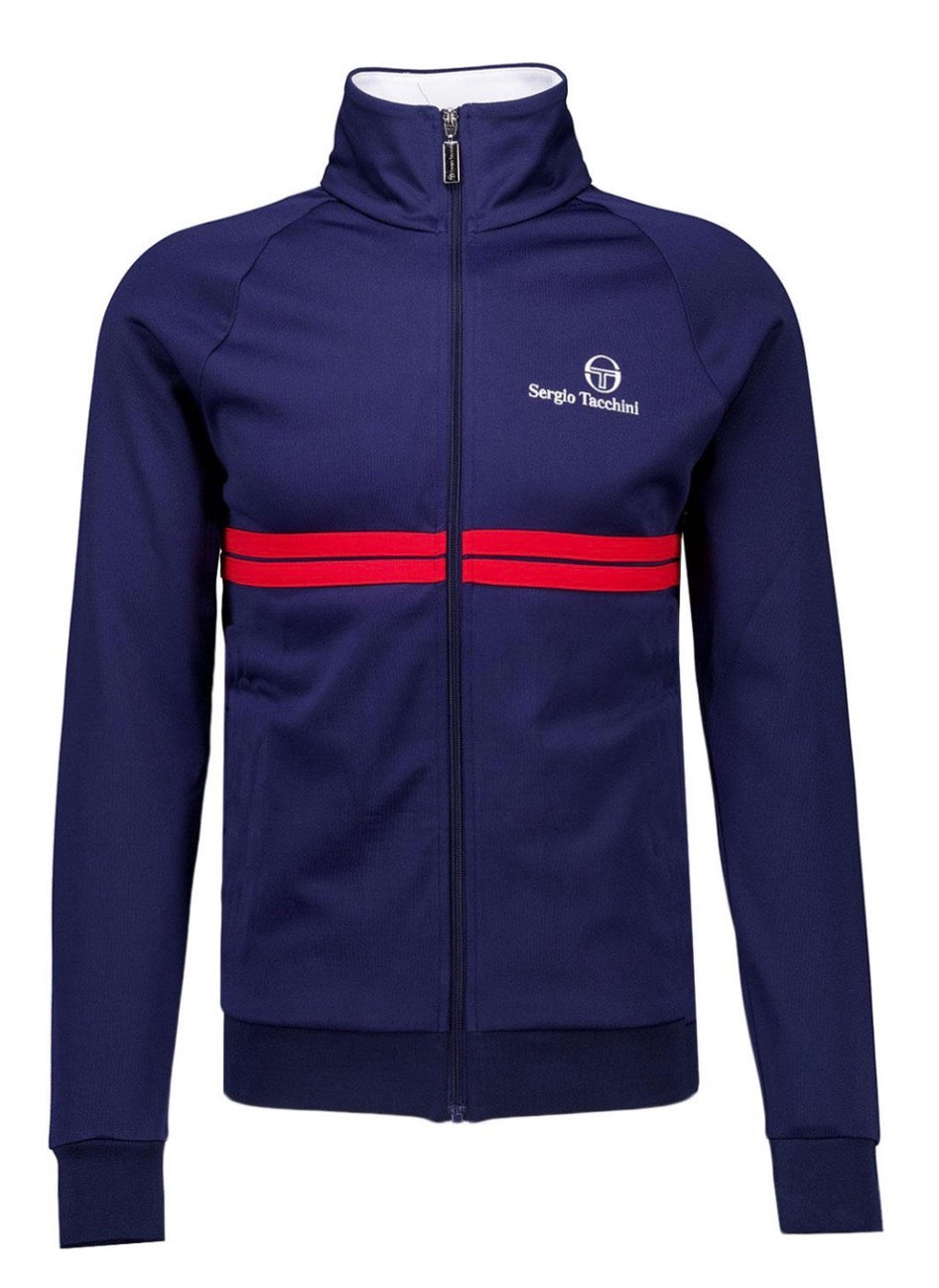 New Dallas Sergio Tacchini 80s Retro Track Top MB