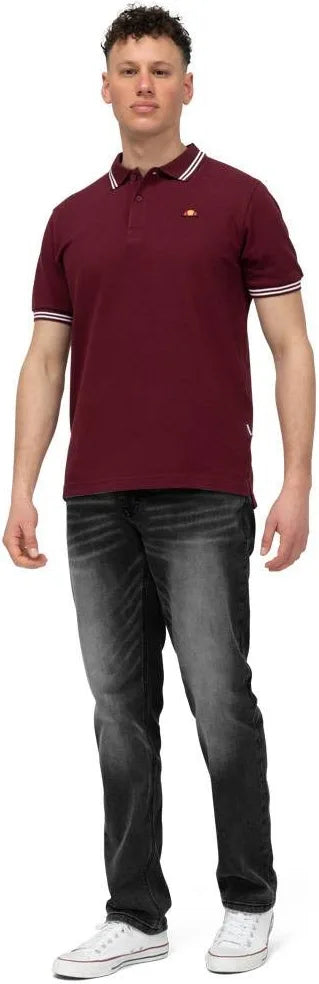 Ellesse Dioran Twin Tipped Men Polo Shirt SBS22445- Burgundy