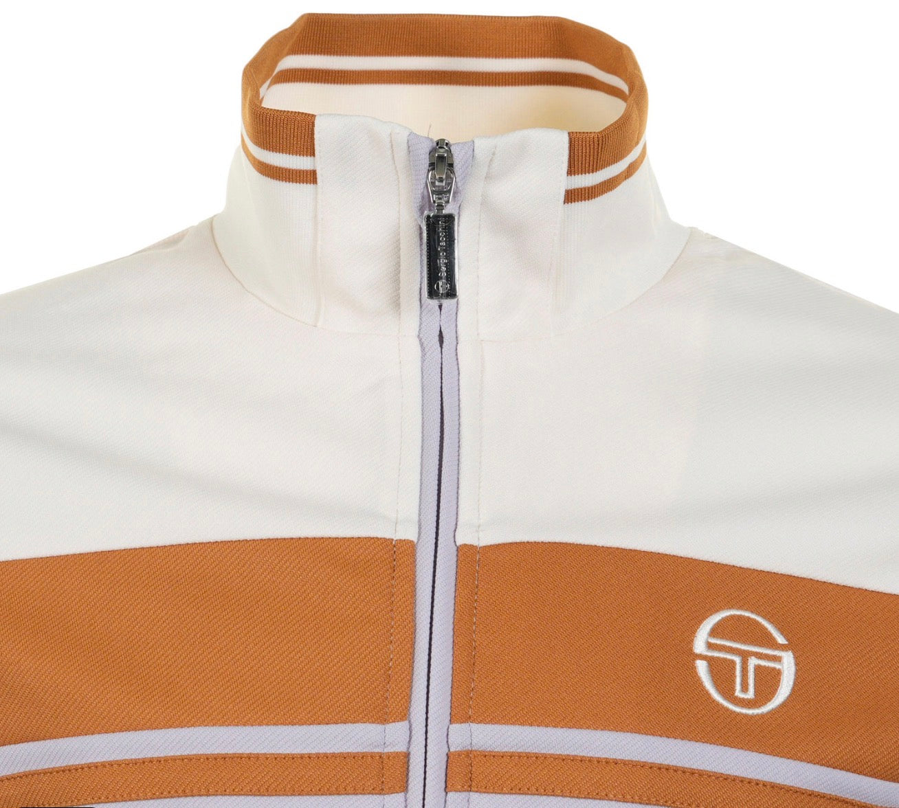 Sergio Tacchini Damarino Regular Fit Long Sleeve Track Top - Thistle/Biscuit