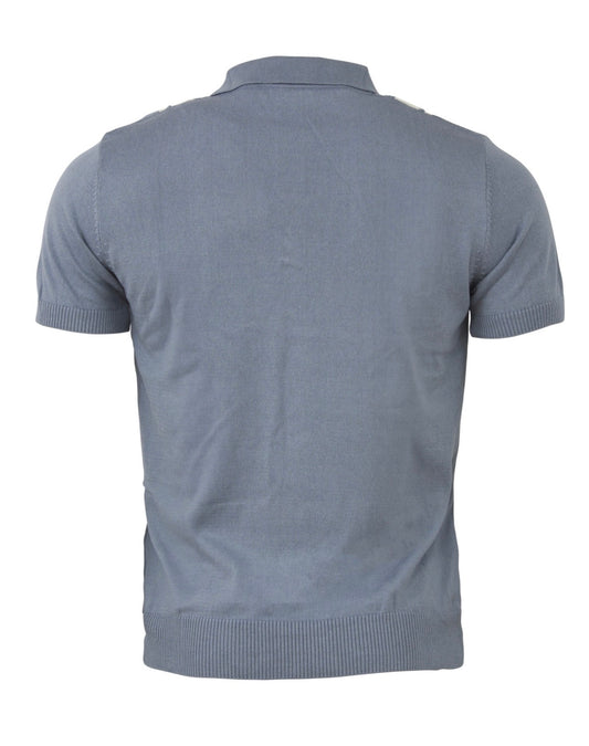 Men’s Knitted Polo vs-3 - Sky