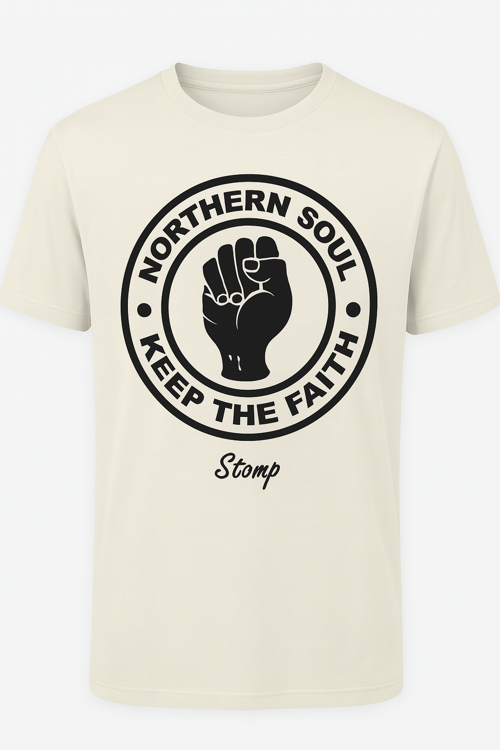 Northern Soul T Shirt - Ecru