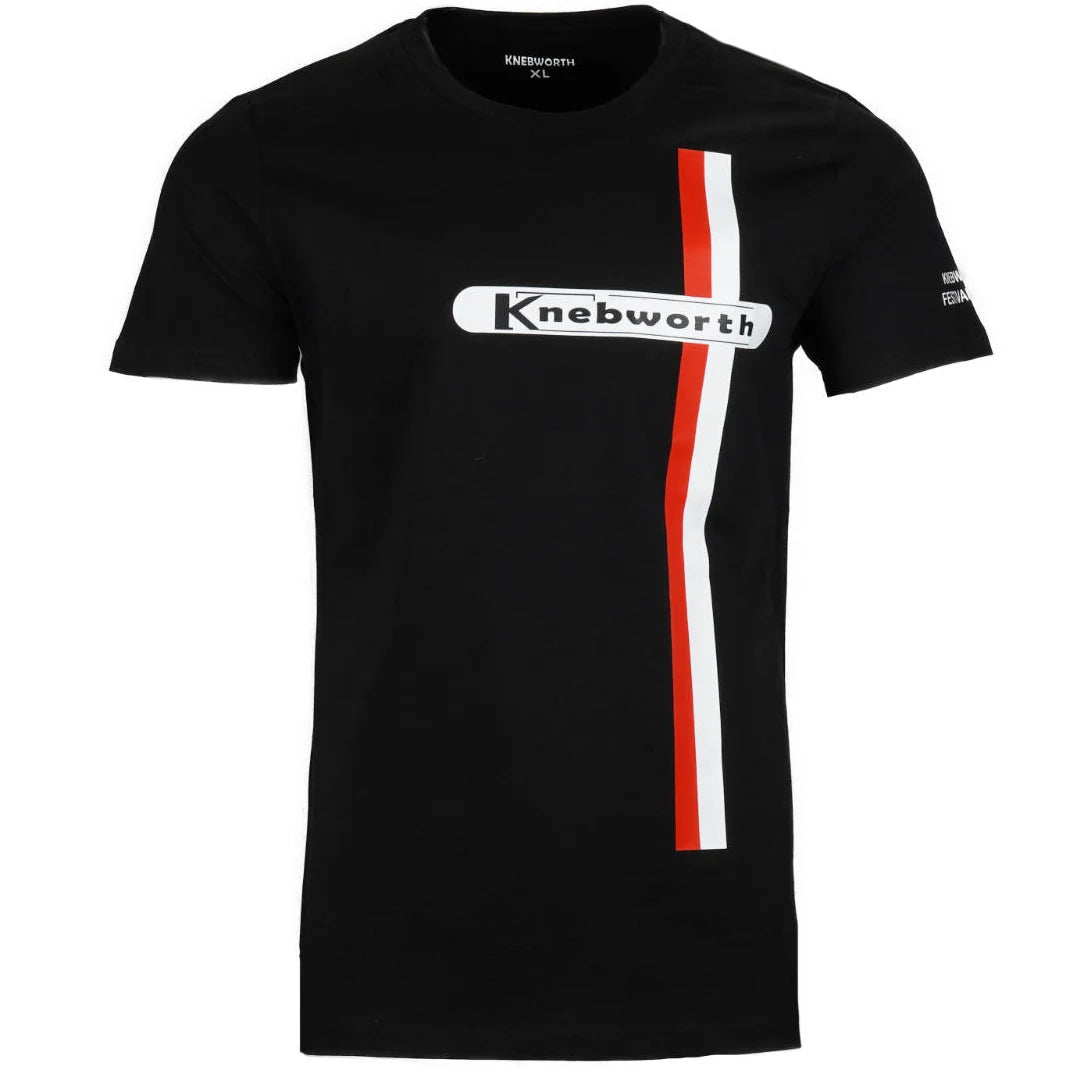Knebworth - Racing Stripe Print T-Shirt