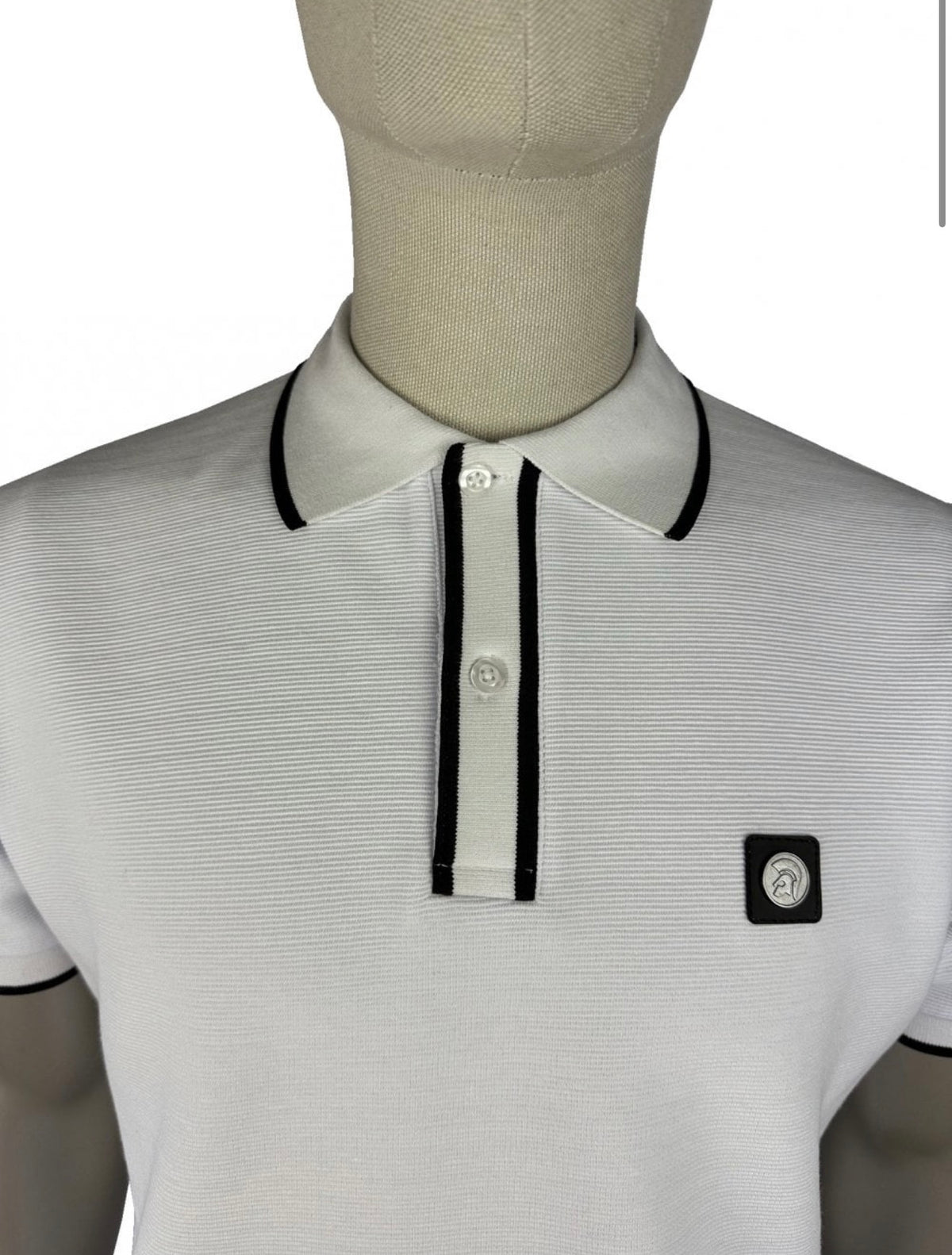 Mono Ottoman Rib Polo TR/9126 - White