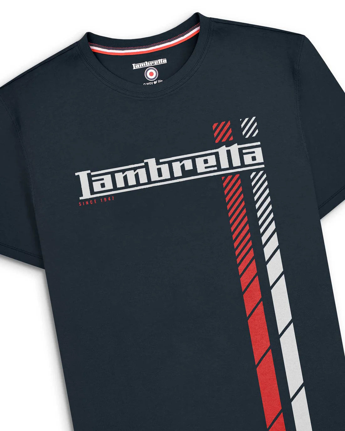 Fade Racing Stripe - Navy