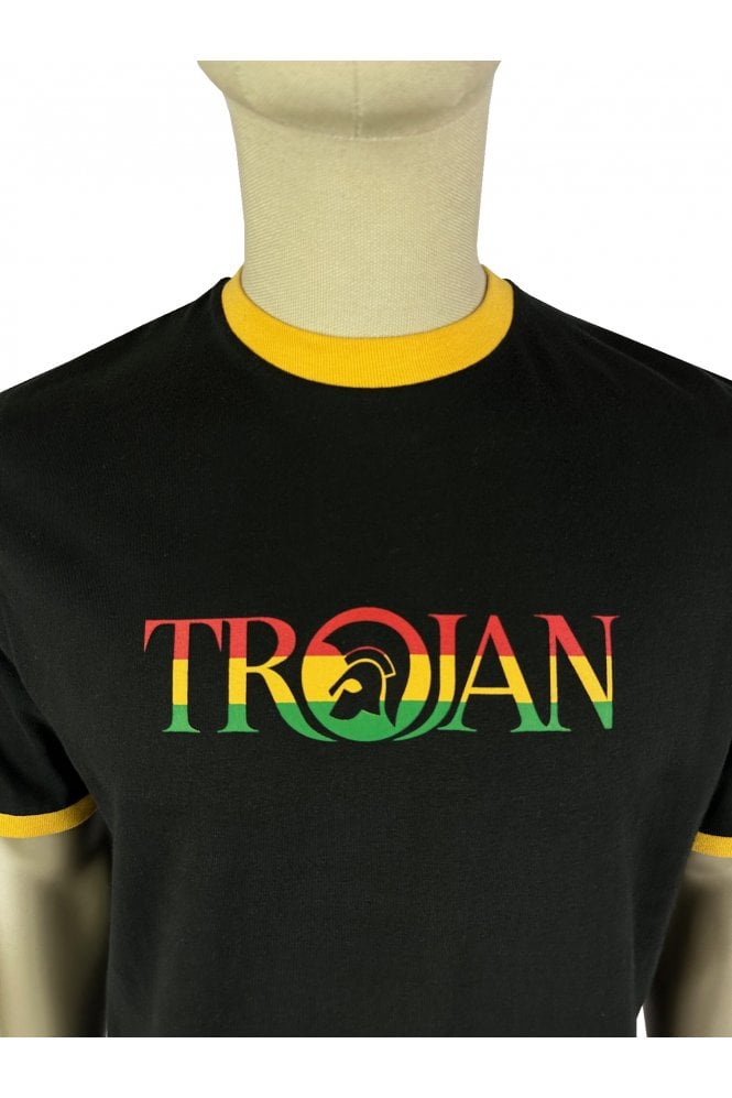 Logo Ringer Tee - Rasta