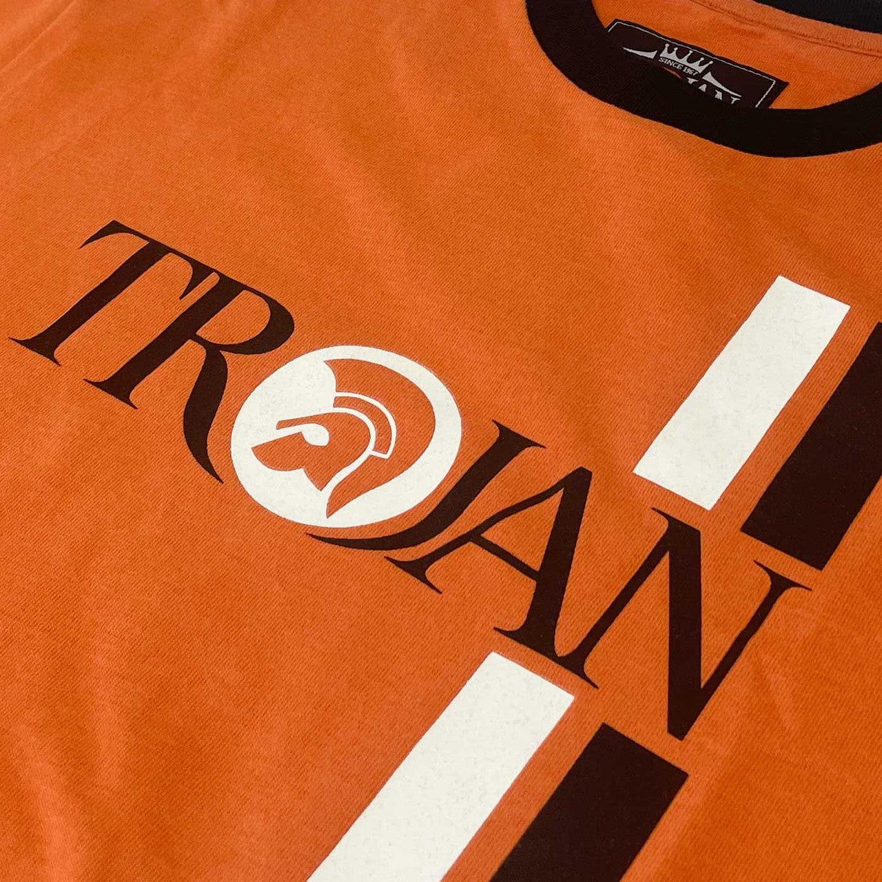 Twin Stripe Logo - Orange