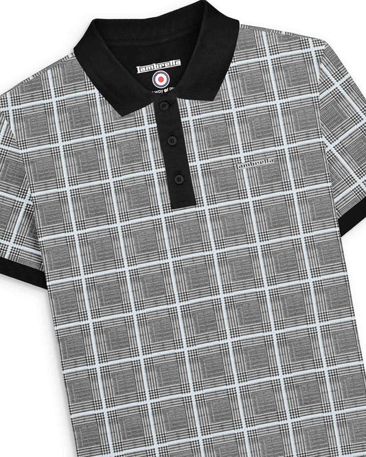 POW Check Polo - White