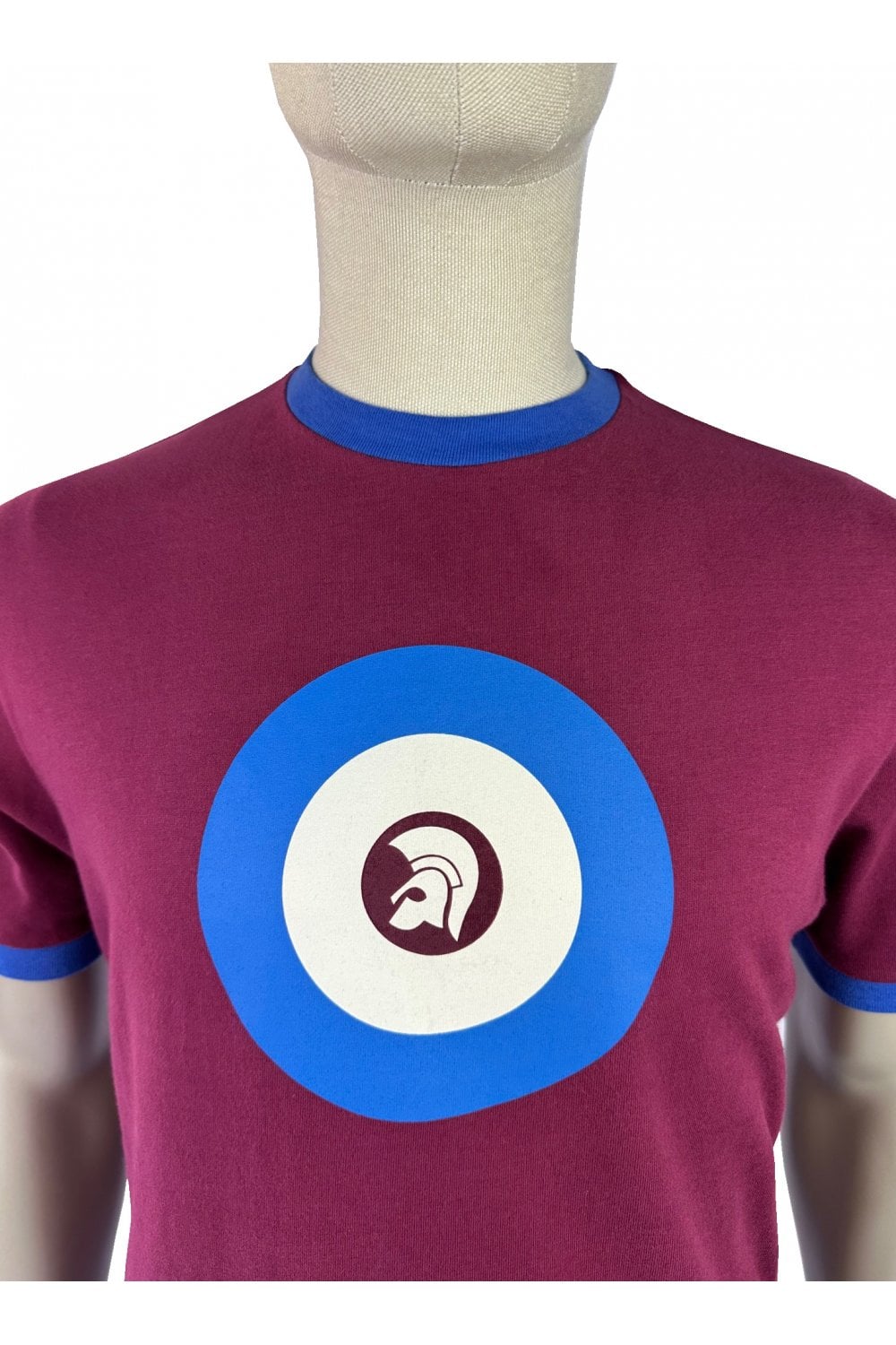 Trojan Target Ringer Tee - Port