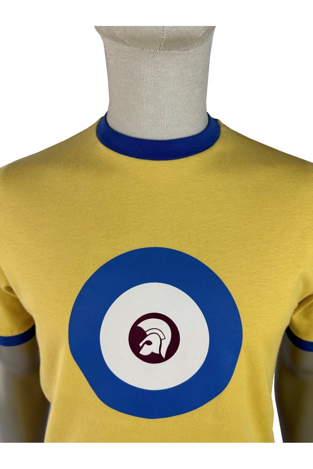 Trojan Target Ringer Tee - Mustard