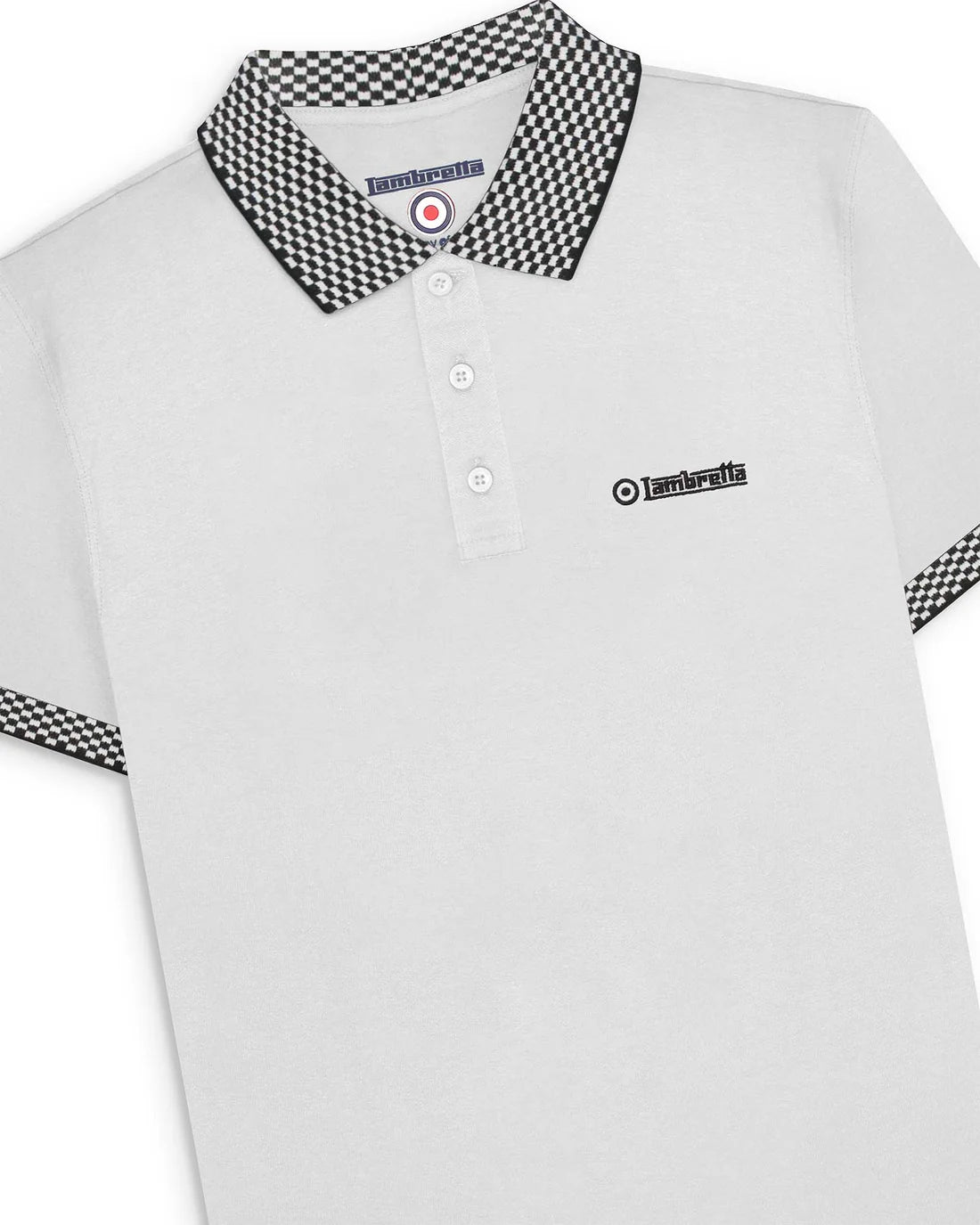 Two Tone Polo - White