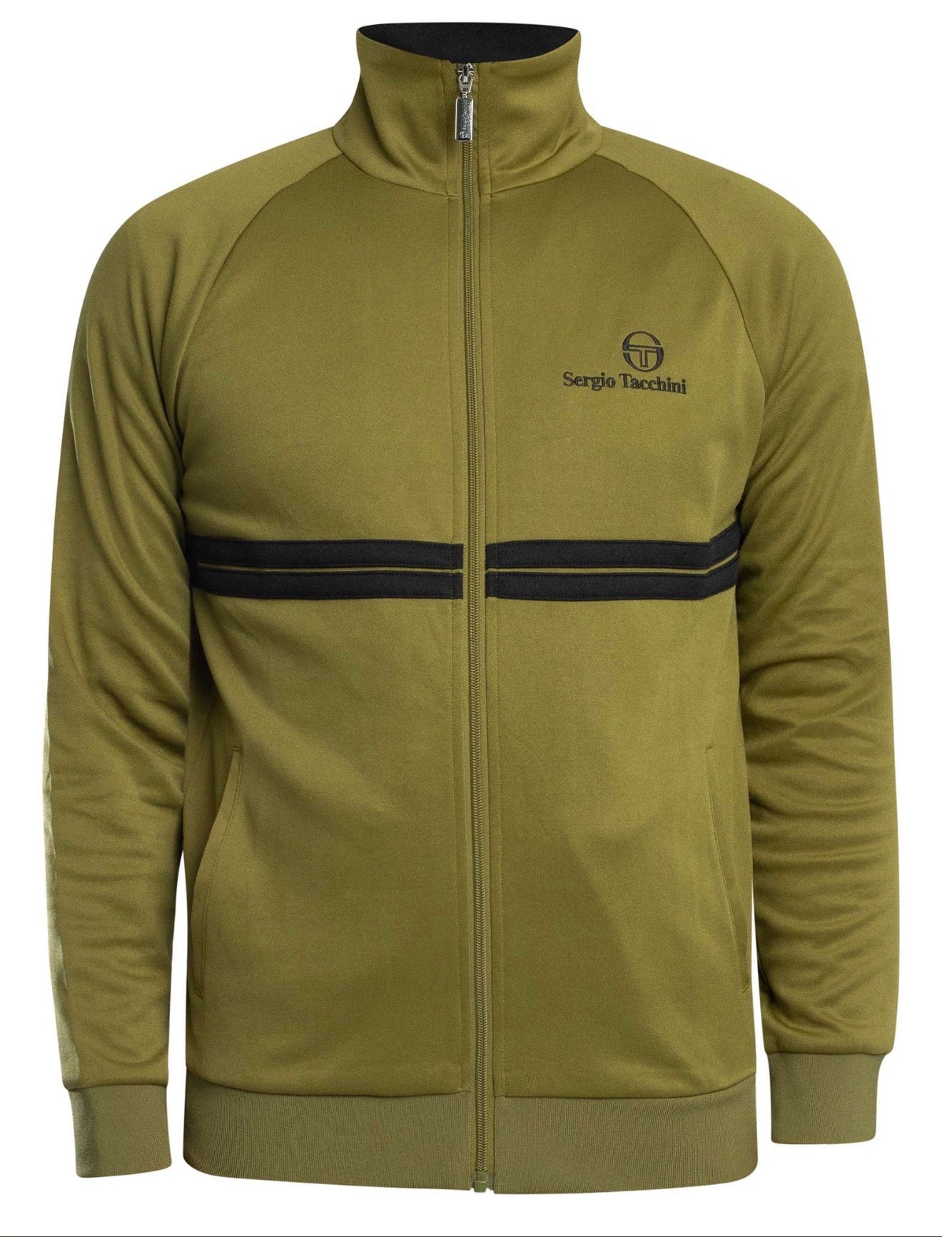 Sergio Tacchini New Dallas Track Jacket - Avocado/Black
