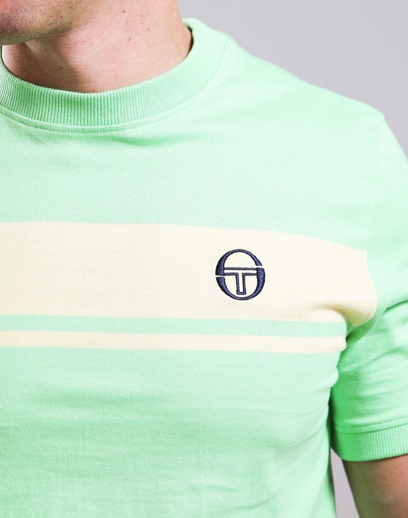 Sergio Tacchini Master T-Shirt Green/Pale Banana