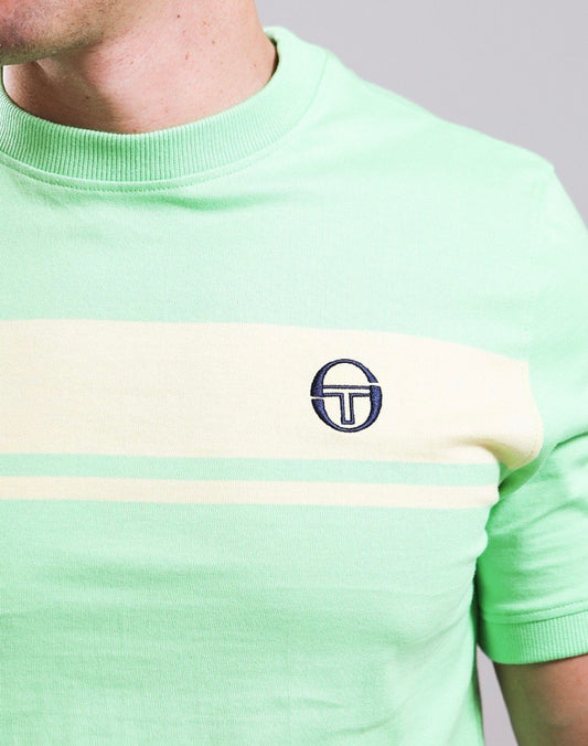 Sergio Tacchini Master T-Shirt Green/Pale Banana