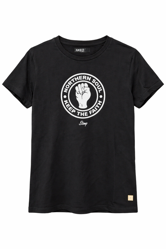 Ladies Northern Soul Tee - Black