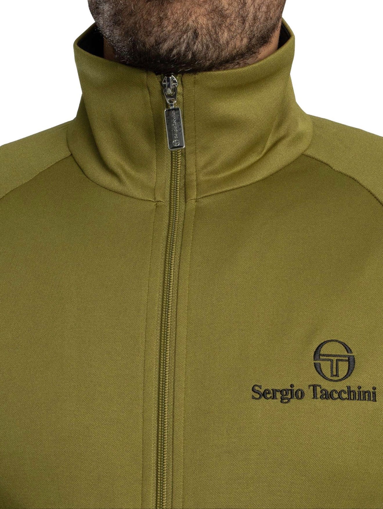 Sergio Tacchini New Dallas Track Jacket - Avocado/Black