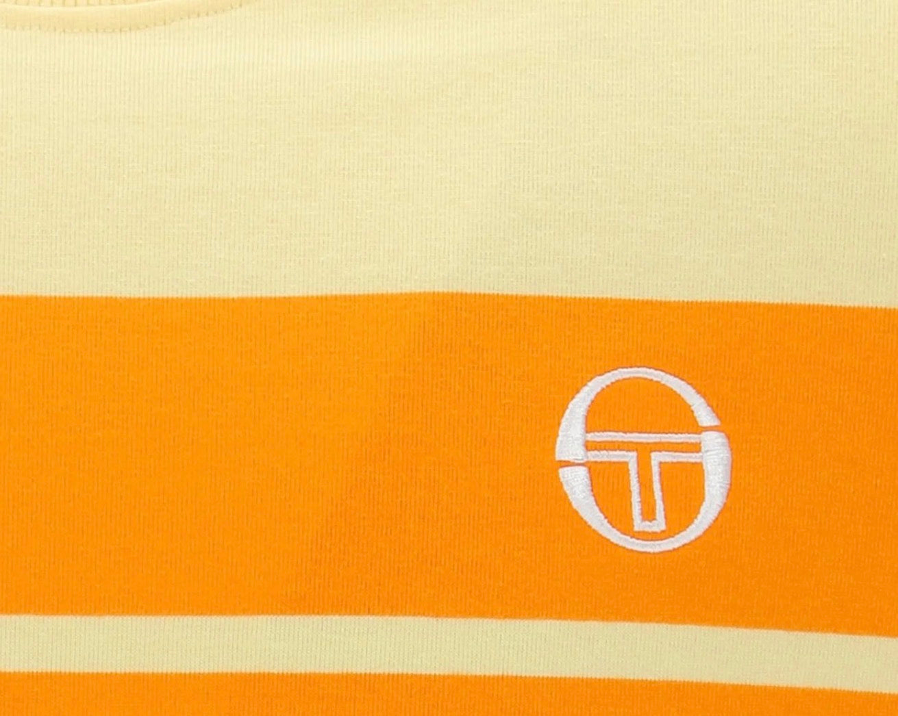 Sergio Tacchini Master Regular Fit Short Sleeve T-Shirt - Pale Banana / Autumn Glory