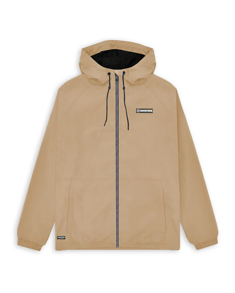 Ripstop Hooded Jacket - Stone