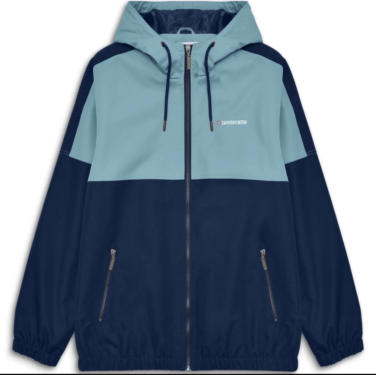 Contrast Panel Jacket - Navy / Smoke Blue