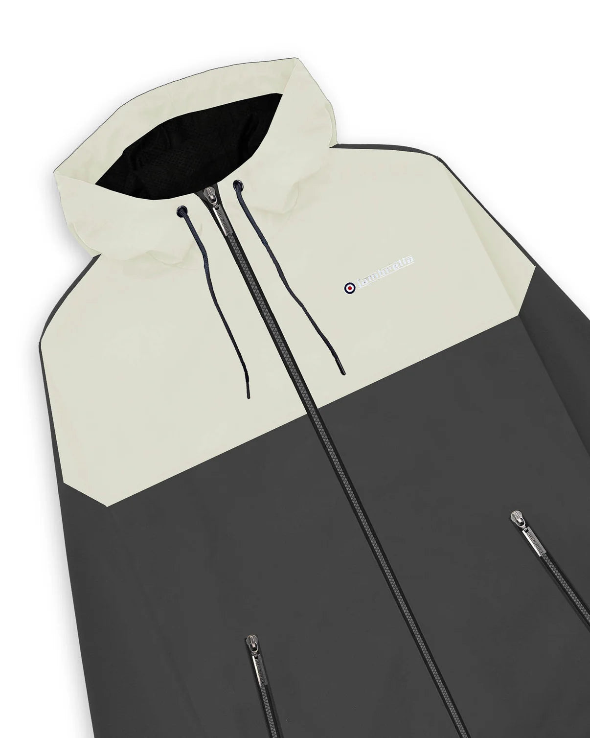 Contrast Panel Jacket - Iron / Silver