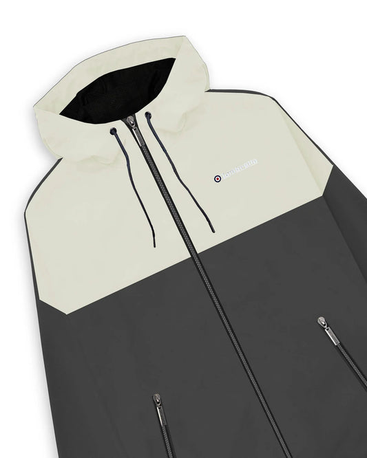 Contrast Panel Jacket - Iron / Silver