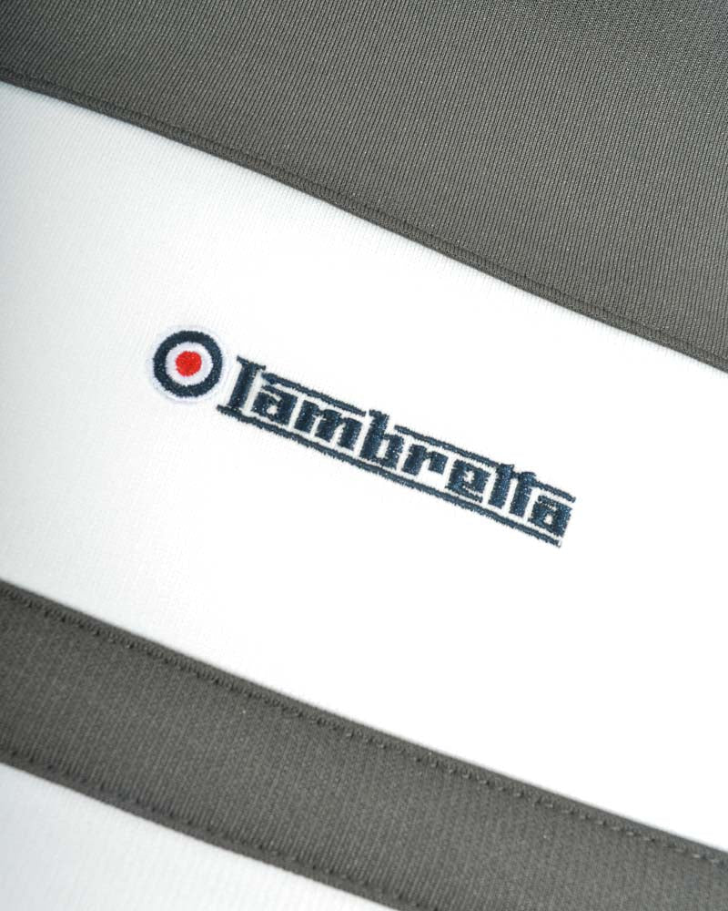 Lambretta Championship Track Top - Iron / White