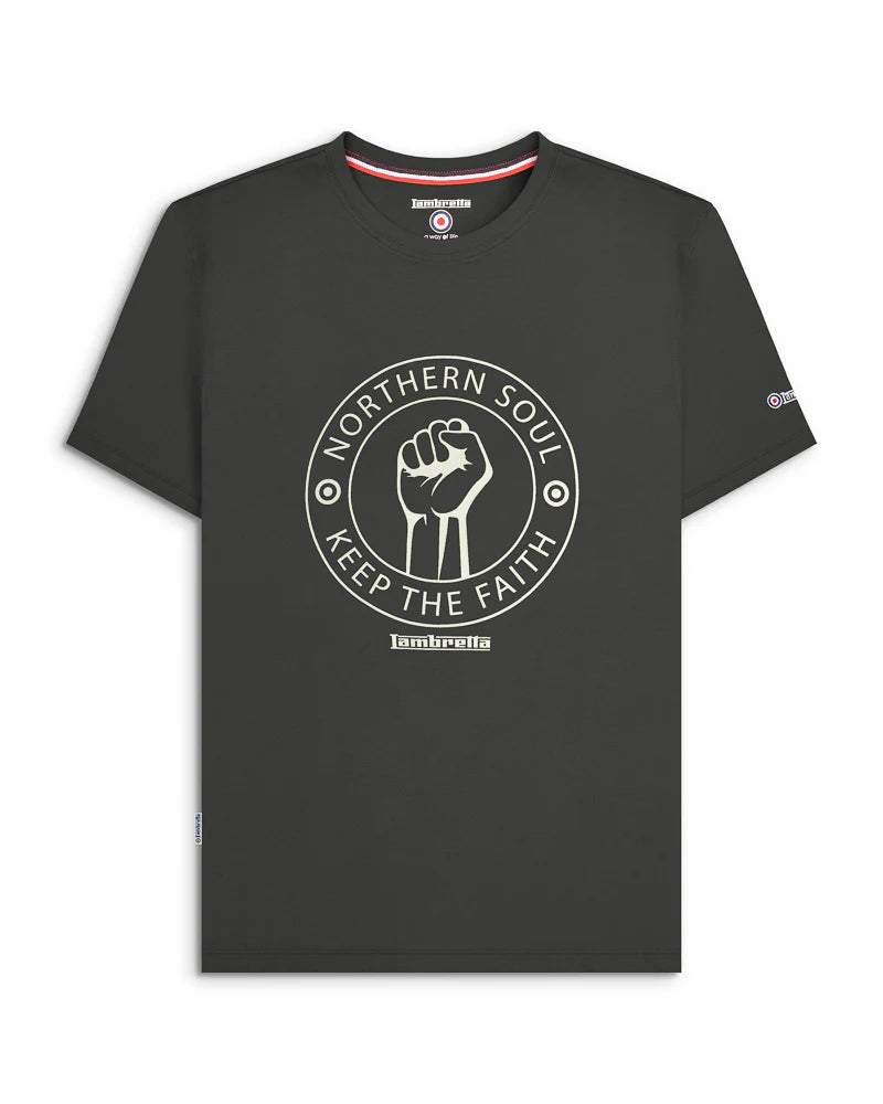 Northern Soul Tee - Iron