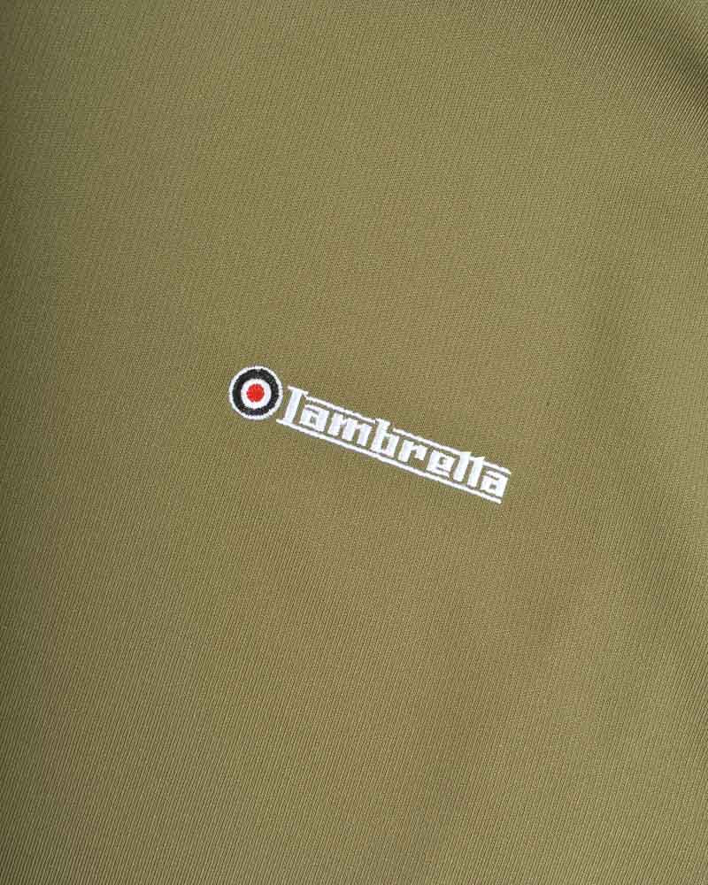 Vintage Track Top - Khaki / Dark Navy / White