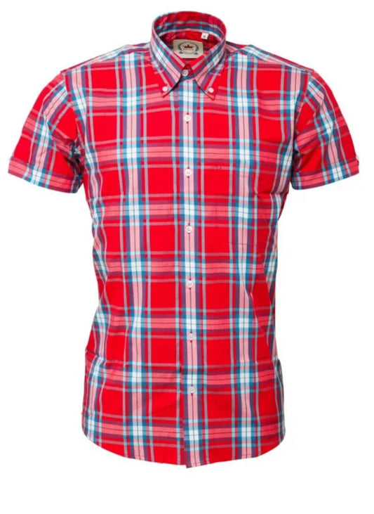 Relco Short Sleeve Shirt - Red