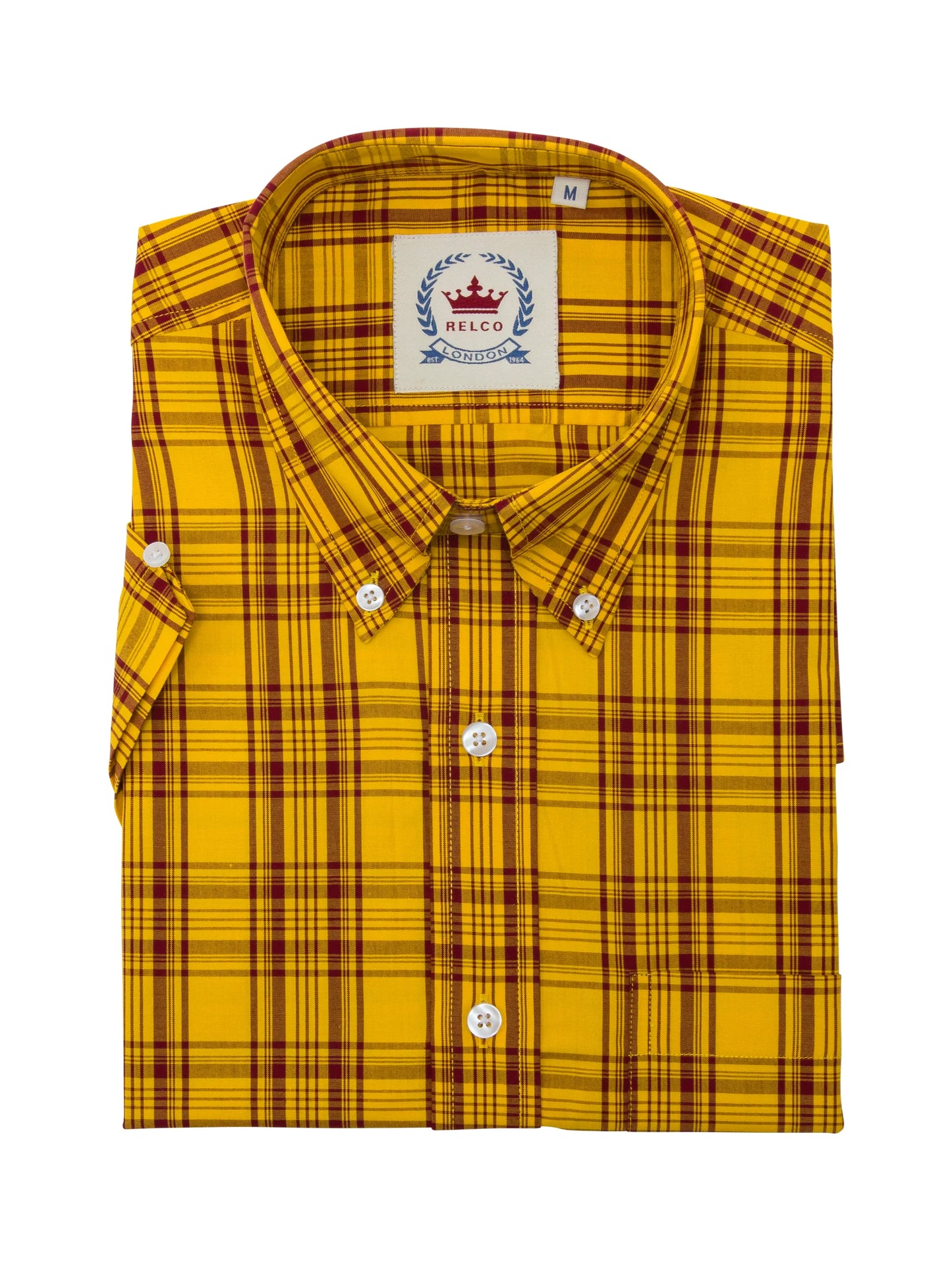 Relco Mustard Check Shirt - CK47