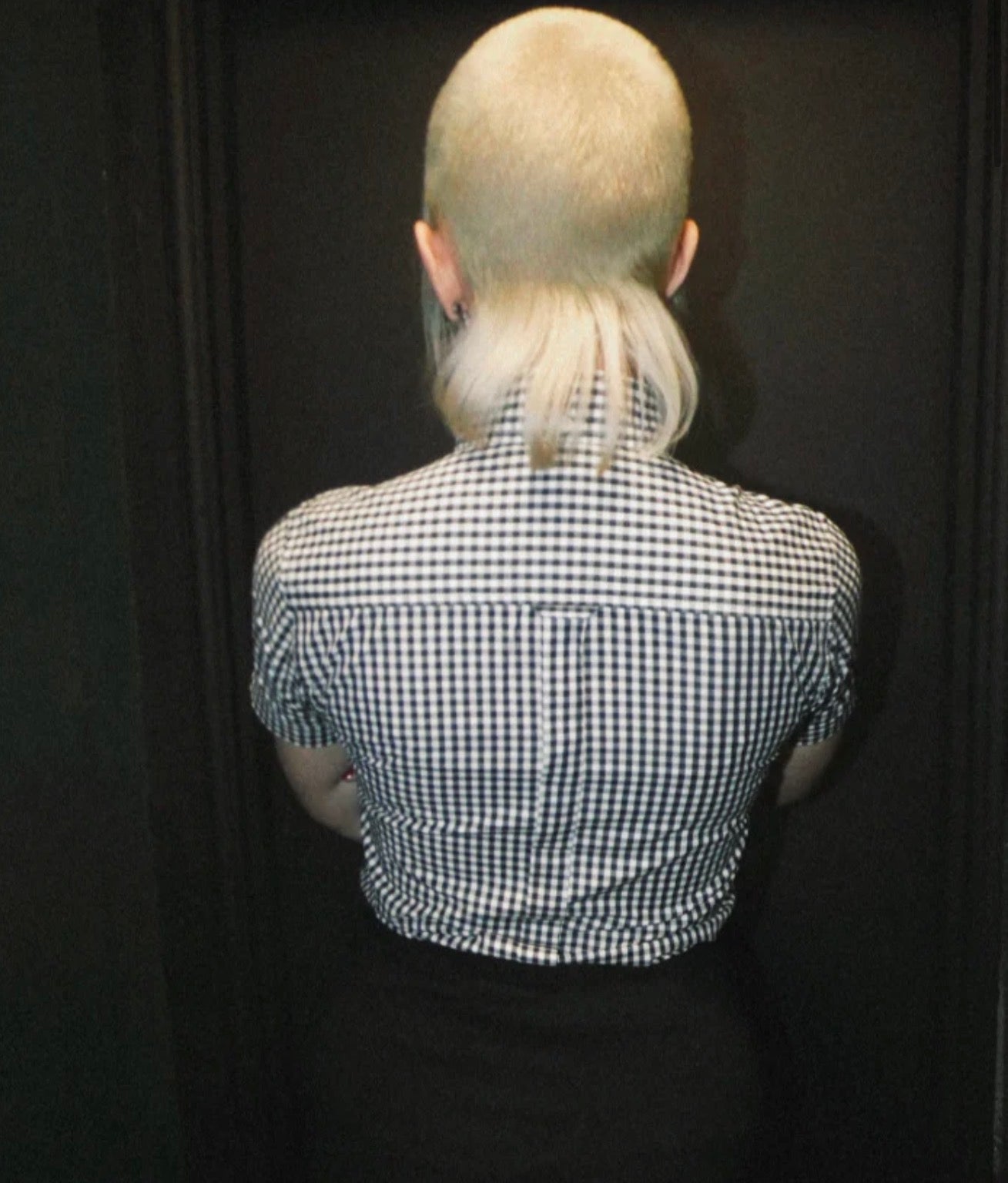 Relco Ladies Gingham Shirt - Black