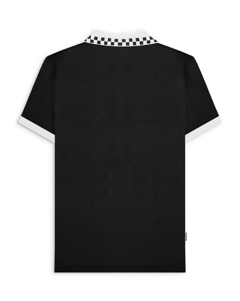 Lambretta Checker Collar Polo