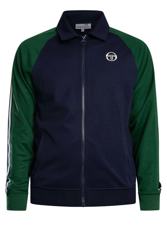 Sergio Tacchini Renshaw Track Jacket - Maritime Blue/Eden