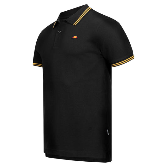 Ellesse Dioran Twin Tipped Men Polo Shirt SBS22445- Black / Gold
