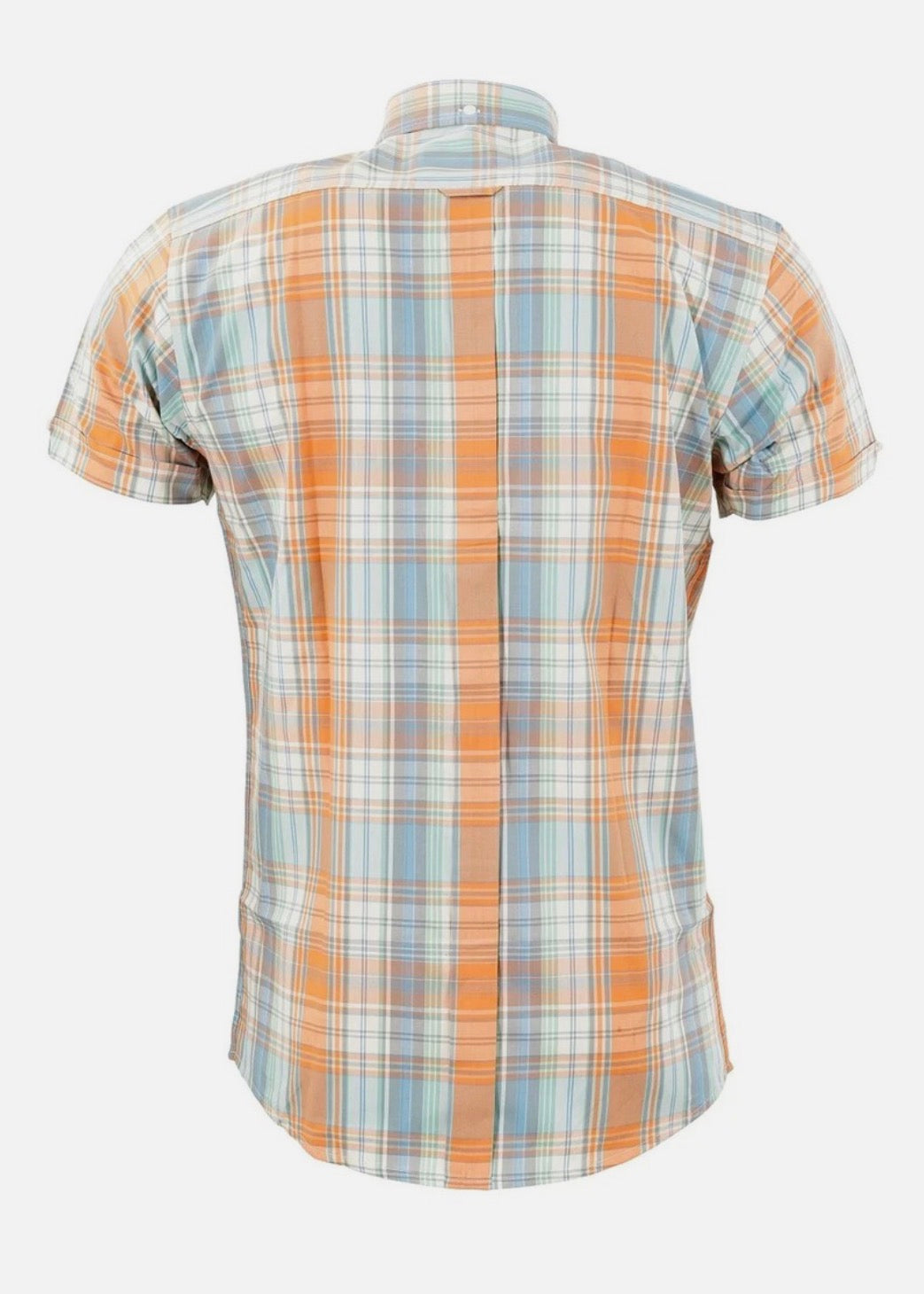 Relco Orange & Blue Check Shirt - CK68