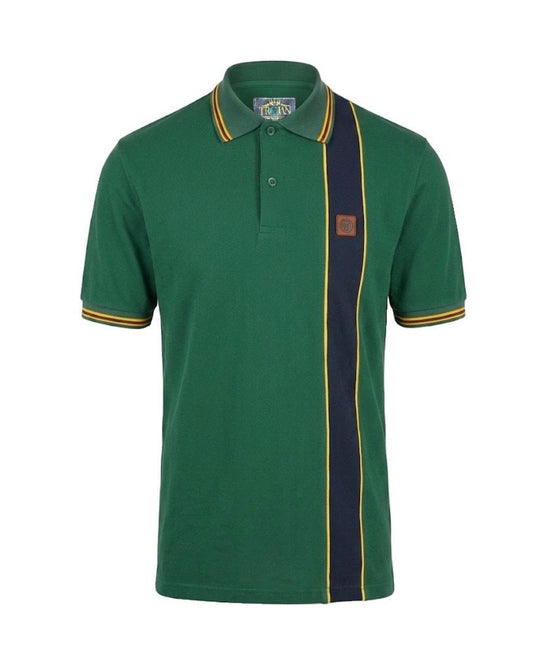 Stripe Front Pique Polo TR/9131 - Green