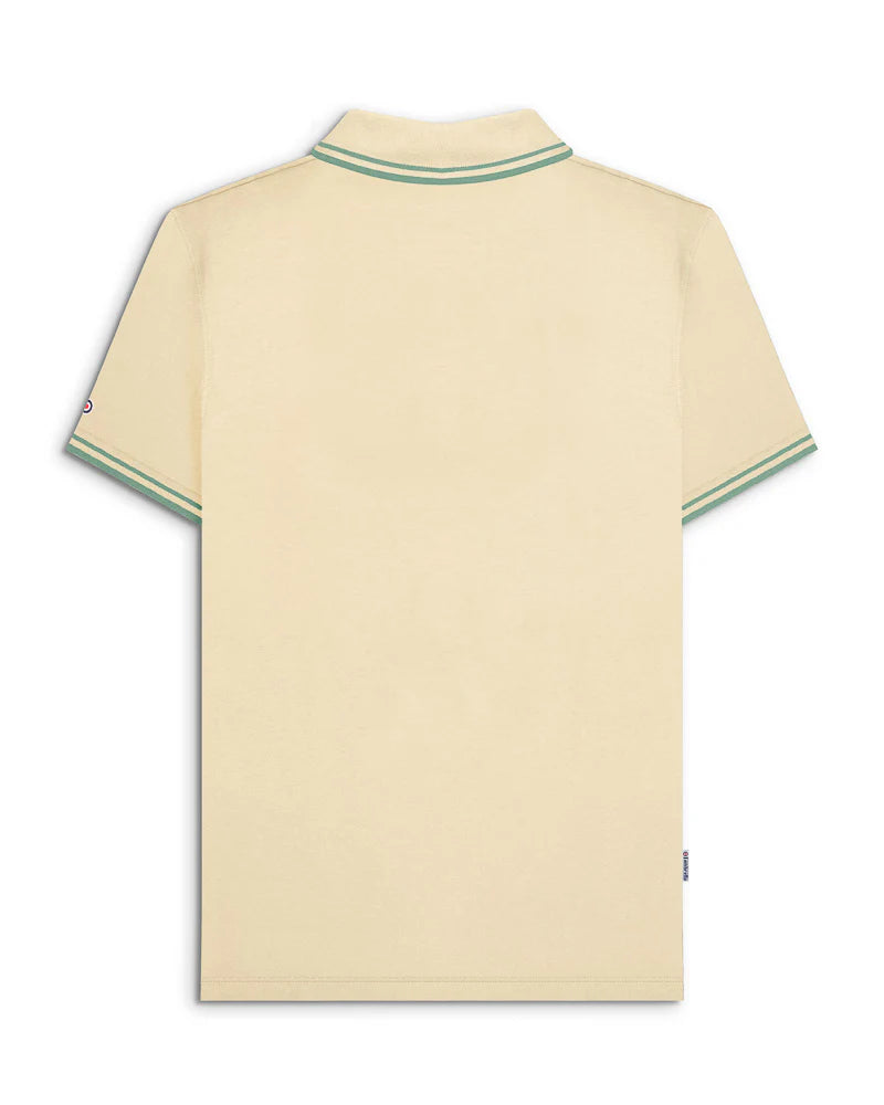 Twin Tipped Polo - Tofu / Iceburg Green