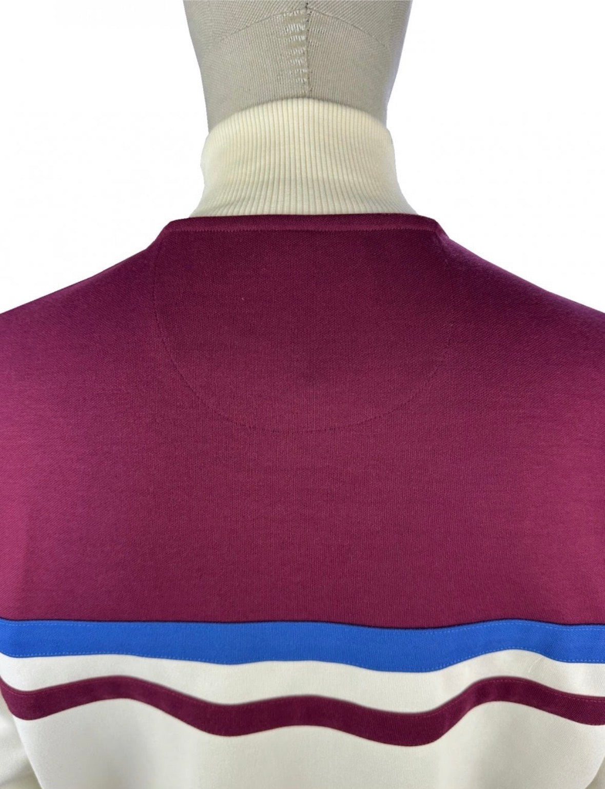 Panel Stripe Track Top TR/9000 - Ecru